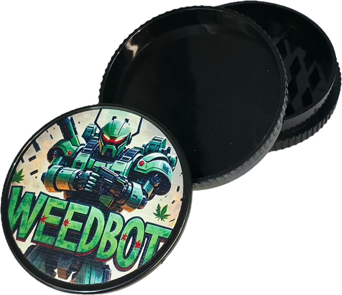 Weedbot 60mm 3pc Plastic Grinder 12pk – Xeno Imports